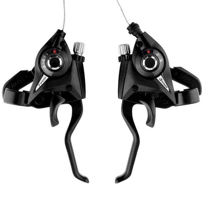 Shimano Speed Shifter Handle Brake Rem Hidrolik Sepeda 7 Speed 2PCS -