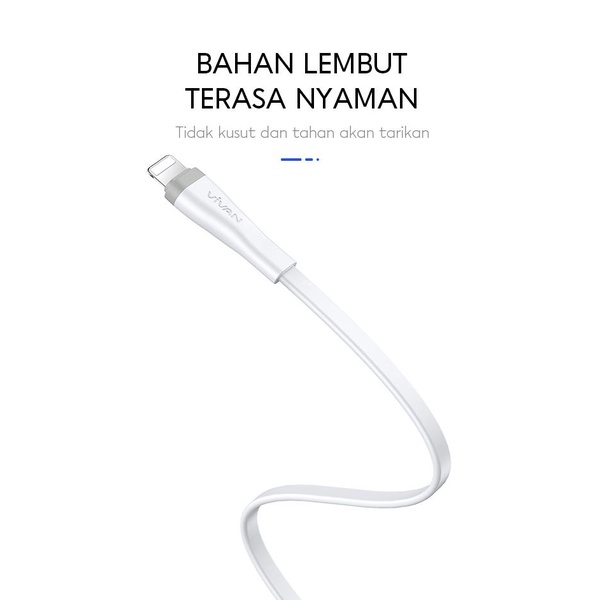 Kabel Data VIVAN SILICON Iphone SL100s