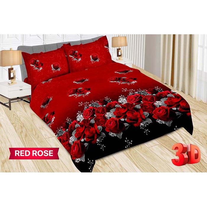 Sprei Bonita Red Rose 160x200