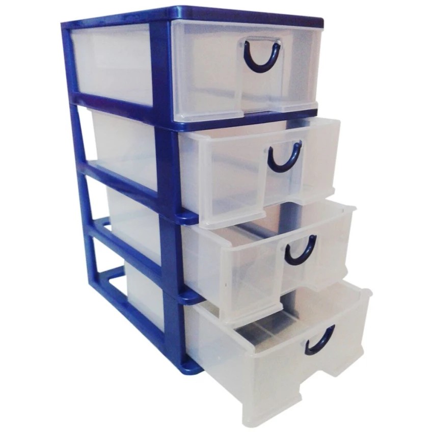 Victory Mini Container L Susun 4 Ukuran 26,5 x 18,0 x 35 cm