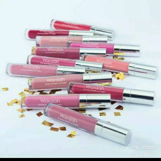 Wardah Lip Cream Exclusive Matte Original . LIP CREAM WARDAH Original