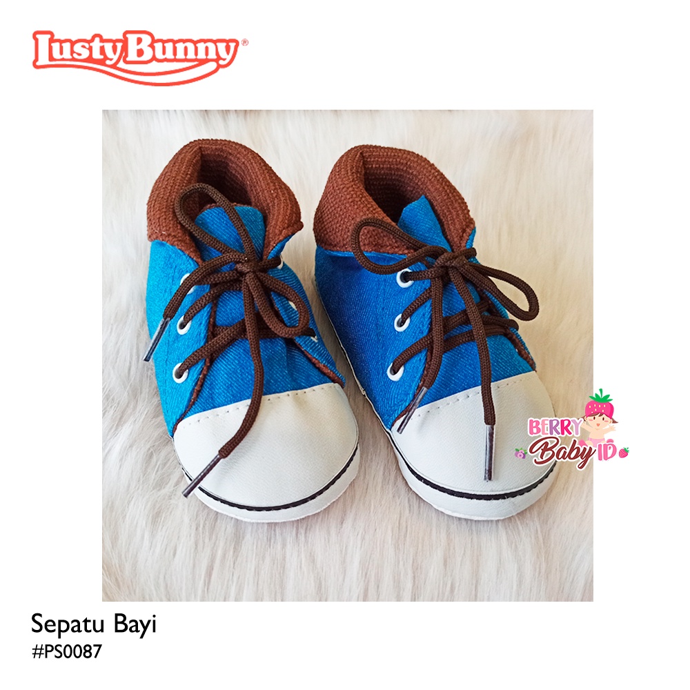 Lusty Bunny Sepatu Bayi Sneakers Prewalker Anti Slip Baby Shoes LUS024 Berry Mart