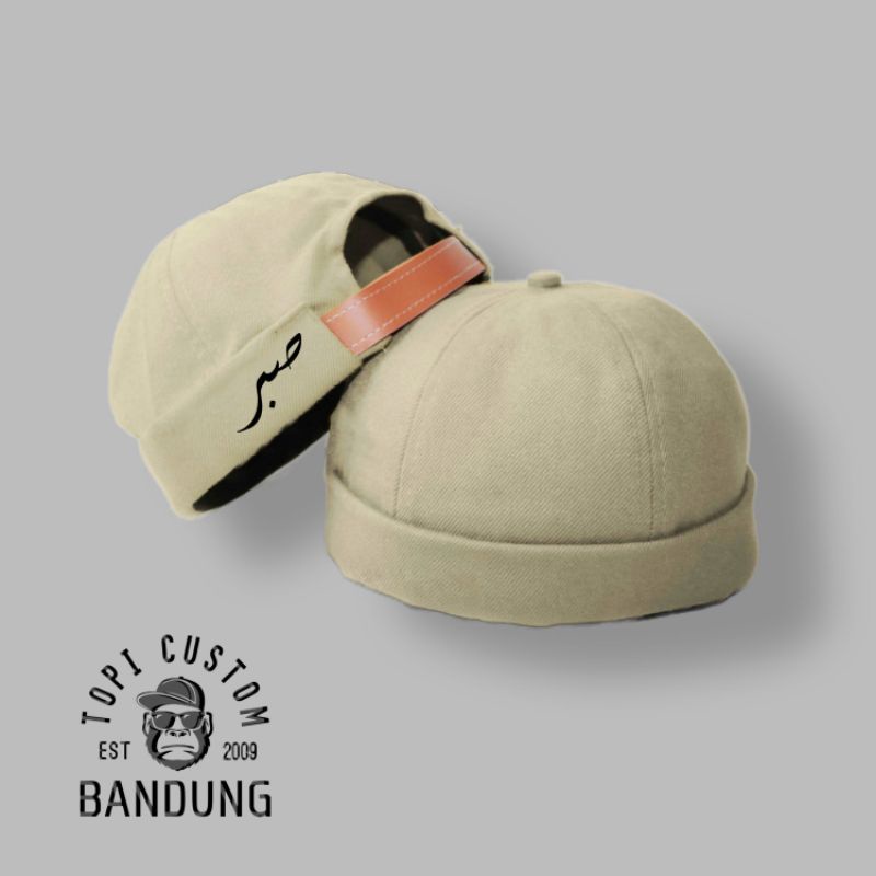 TOPI MIKI HAT CAP KALIGRAFI SABAR ARAB PECI MIKI HAT UAS CAP KALIGRAFI SABAR ARAB MIKI HAT PECI HIJR