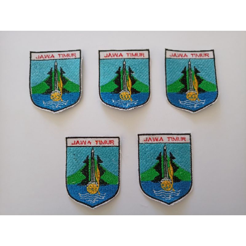 Bet Bordir Pramuka Jawa Timur Atribut Bordir sekolah