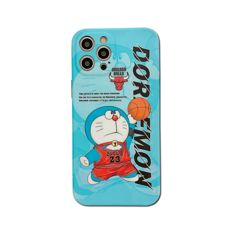 Soft Case Silikon Motif Doraemon Untuk Iphone 11 Pro Max Xs Max Xr 8 Plus 7 Plus 12 Pro Max