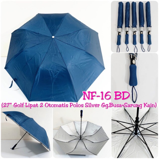 TEPBRELLA Payung Lipat 2 Otomatis Jumbo/Payung Lipat 2 Promosi Otomatis Jumbo