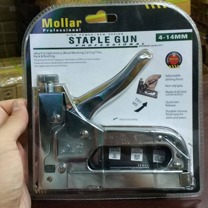 

Staples Gun Tacker Mollar 3 in 1 / Staple Jok Tembak Hekter 3 Way