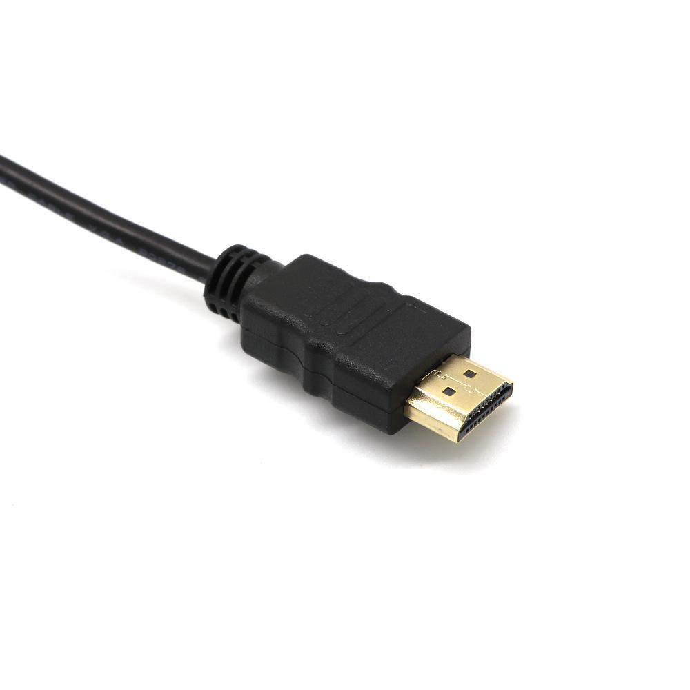 Kabel Video 1.8M 6FT Kualitas Tinggi High Definition Multime HDMI To VGA