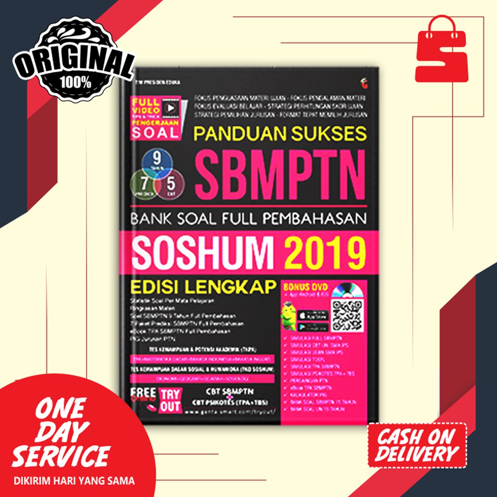 Buku Materi Soal Utbk Sbmptn Panduan Sukses Sbmptn Soshum 2019 Shopee Indonesia