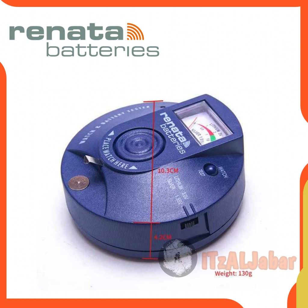 Alat cek Baterai Tester Batre jam tangan Renata Swiss Original