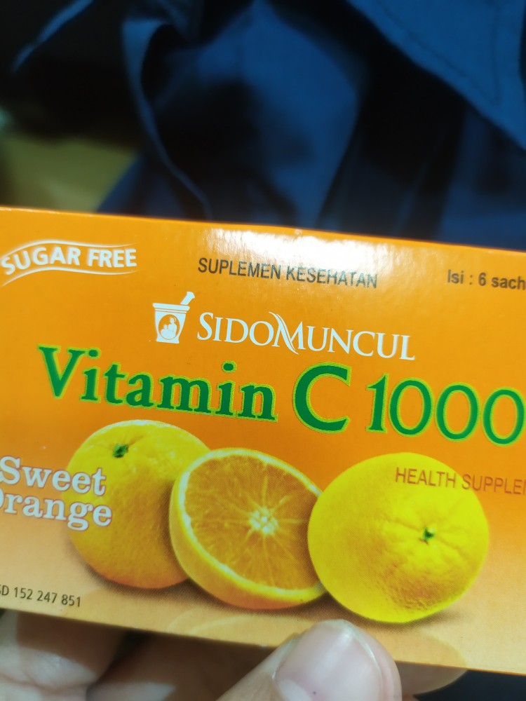 30 Sachet Sidomuncul Vitamin C 1000 Mg Rasa Jeruk Sweet Orange Vit C Suplemen Daya Tahan Tubuh Shopee Indonesia