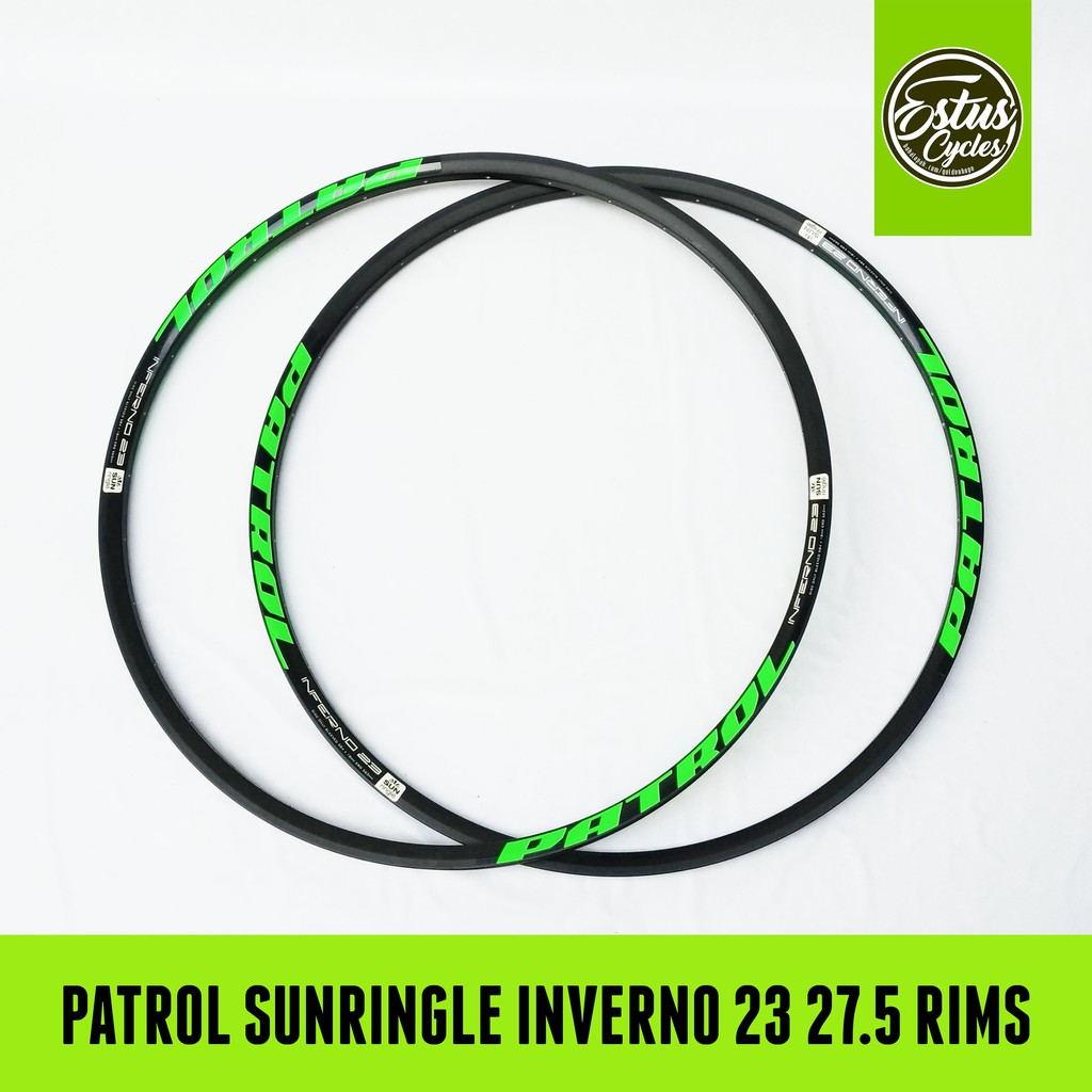 Rims Velg Sepeda Patrol 27.5 SunRingle Inverno 23 MTB XC Estus Cycles