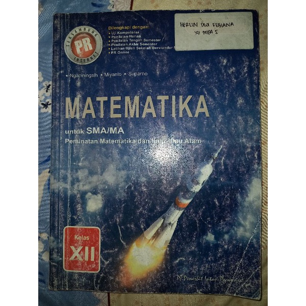 LKS PR Matematika Kelas 12 SMA/MA/SMK/MAK Penerbit Intan Pariwara Kurikulum 2013