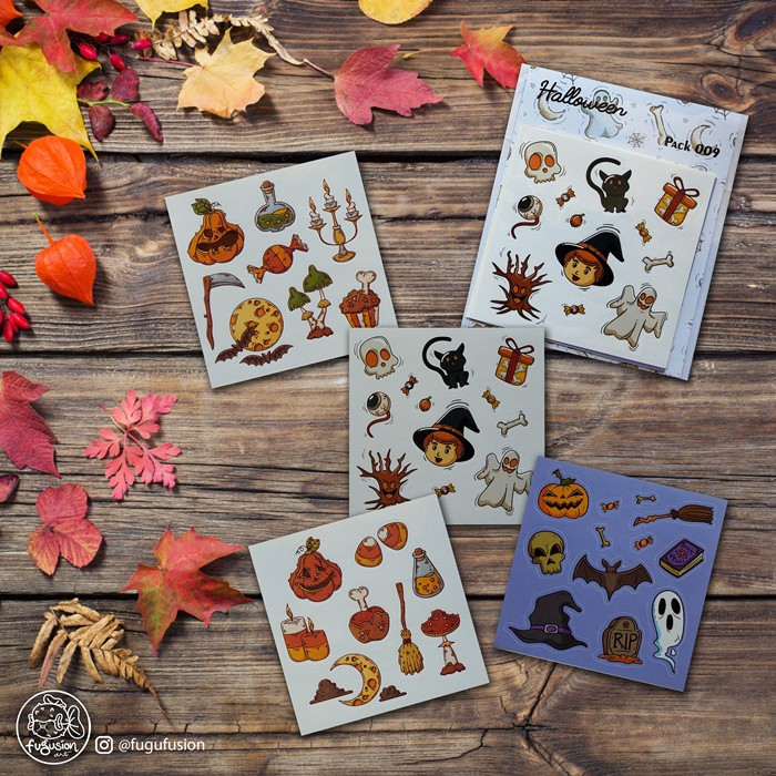 

Sticker / Stiker Deco Aesthetic Pack Halloween 009 Utk Laptop, Buku, Diary, Journal, dll