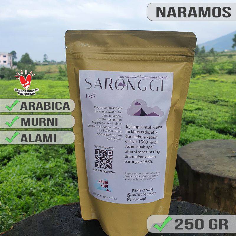

BIJI Kopi Arabica Sarongge - 1535