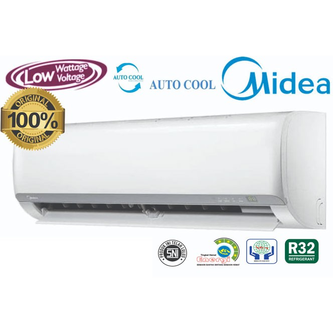 Ac Midea Msfo 09 Crln2 1 Pk Pasang R32 Low Watt 659 W Super Cool Putih Indonesia