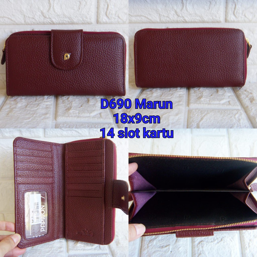 Dompet Papillon Original D690 Marun