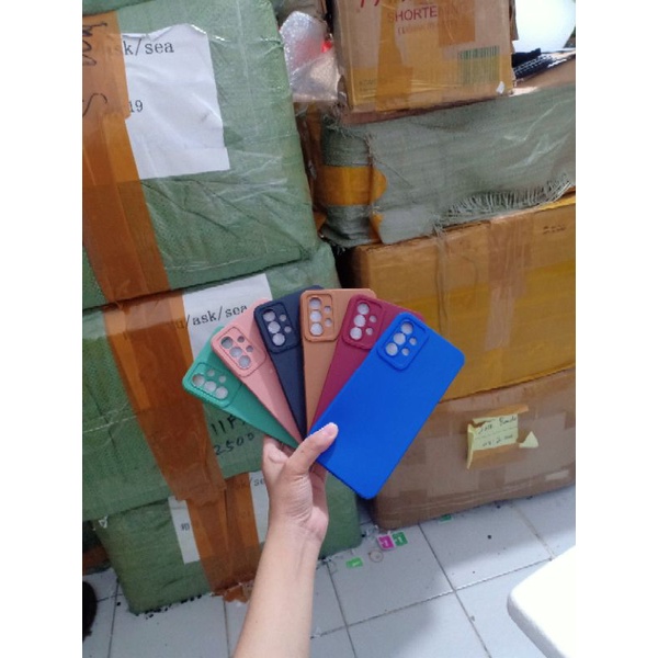 Silicon Macaron Case Pro Camera Samsung A13 5g