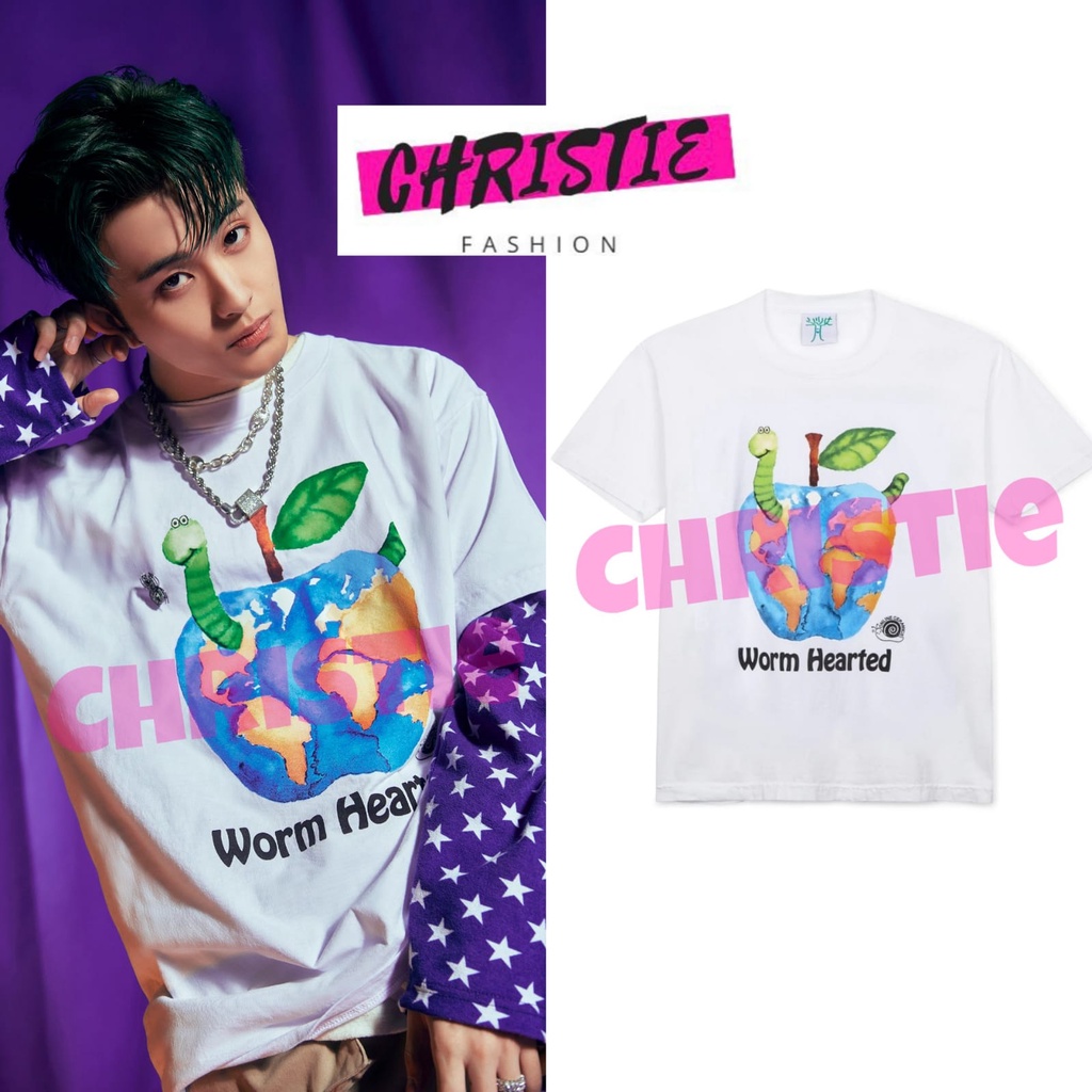 [COD] KAOS WORM HEARTED MARK LEE S-XXL 13 WARNA / T-SHIRT KPOP NCT DREAM 127 NCTZEN SIJEUNI MARKFS M