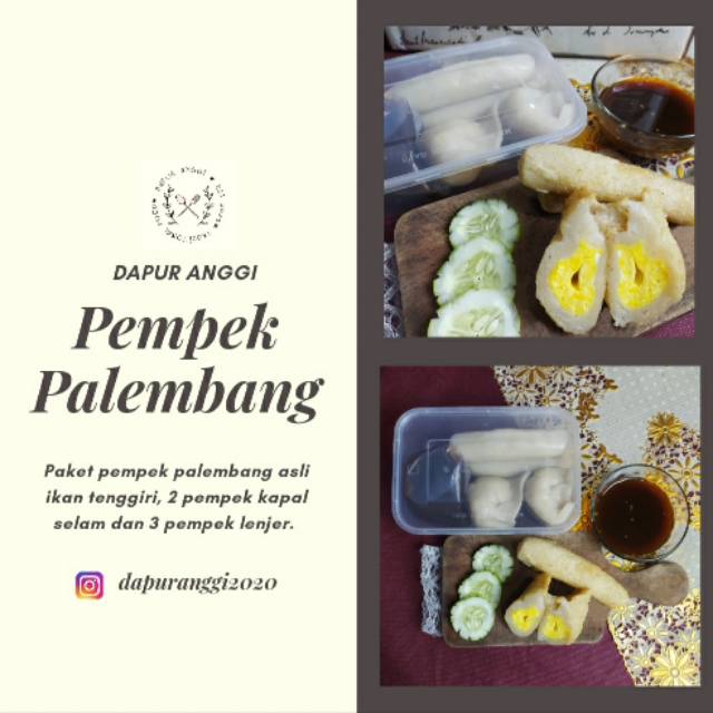 

Paket pempek palembang asli 100% ikan tenggiri,