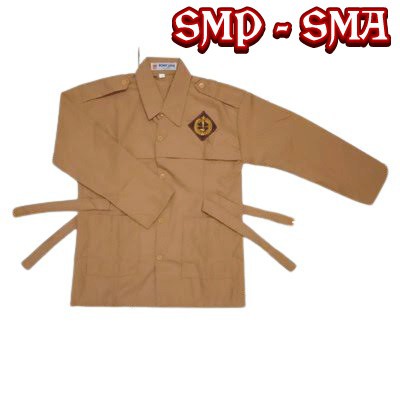 BAJU PRAMUKA PEREMPUAN SMP/SMA LENGAN PANJANG