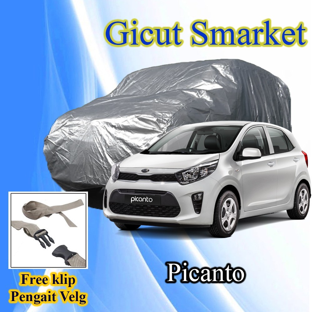 selimut sarung cover body mobil kia picanto free pengait ban