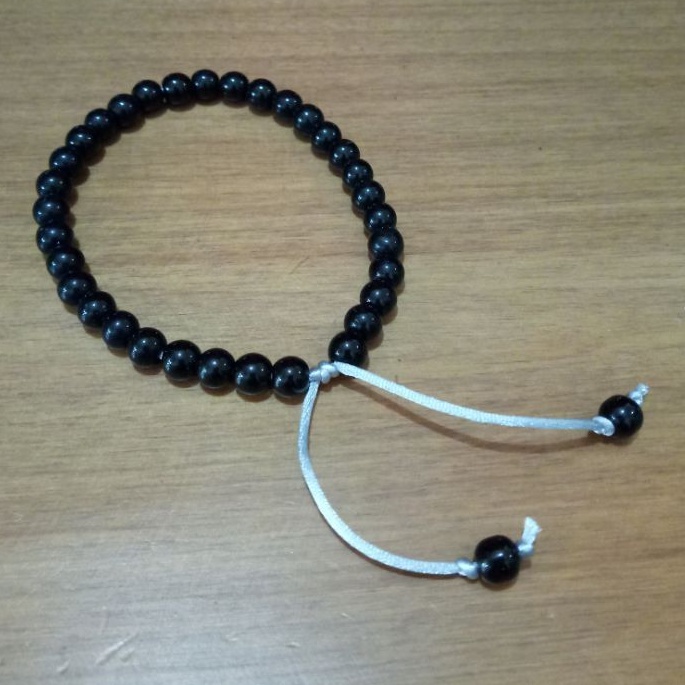Tasbih Gelang Batu Black Onyx 01