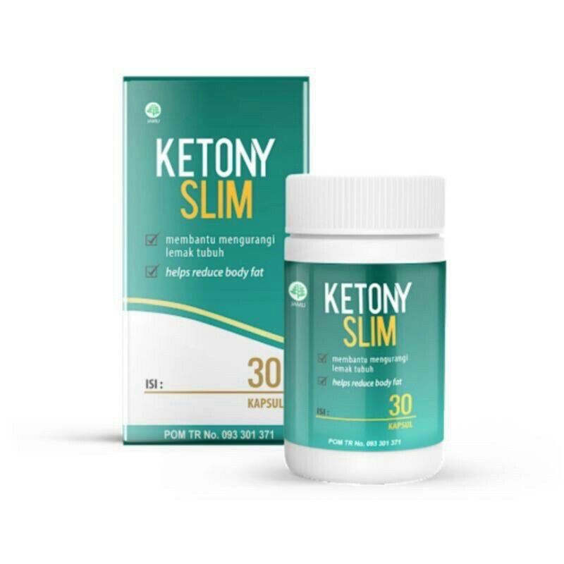 KETONY SLIM Asli Pelangsing Badan Herbal Obat Diet Alami Cepat Efektif