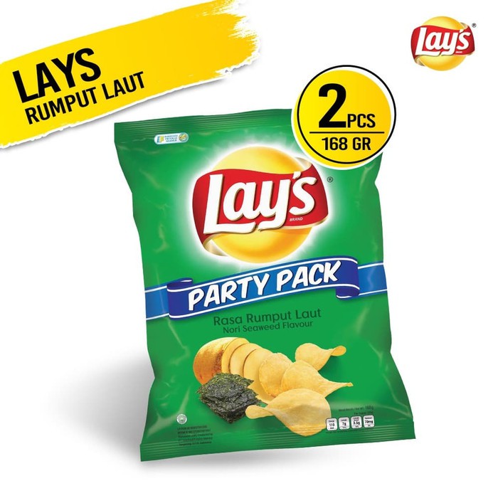 

Lay's Rumput Laut 168 Gr 2 Pcs