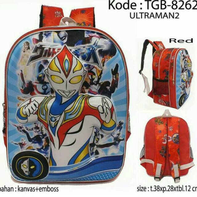 Tas ultraman anak pria 3D terlaris