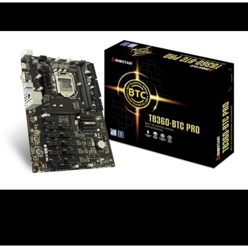 BIOSTAR TB360 BTC PRO 12PCI BUKAN BIOSTAR TB 250 BTC B250