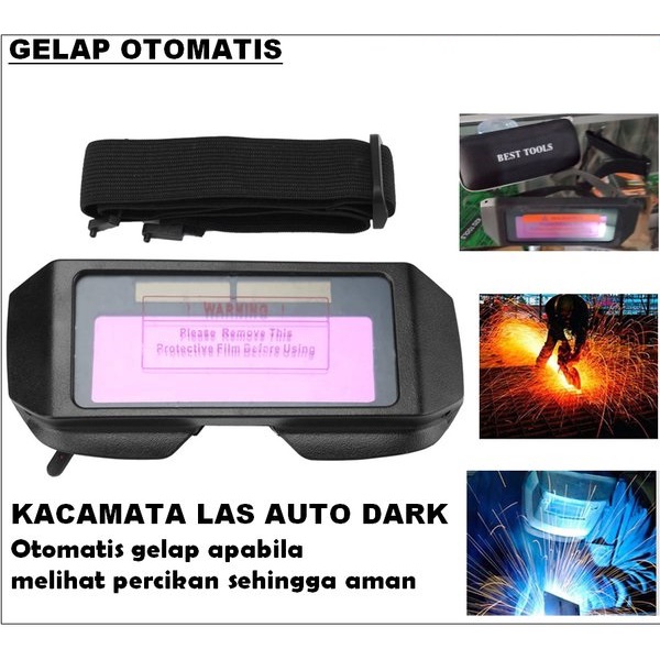 Kacamata Las Otomatis Kaca Mata Autodarkness Kacamata Pertukangan Auto dark