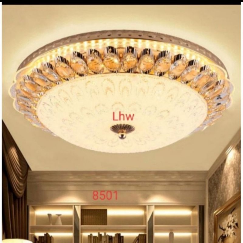 Lampu hias plafon LED 650, 8501 warna 30cm dekorasi ruang utama, tamu & kamar tidur