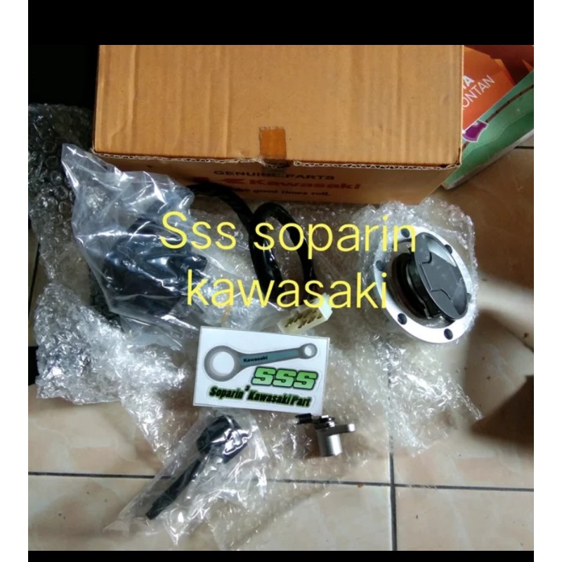 kunci kontak komplit ninja 250 karbu