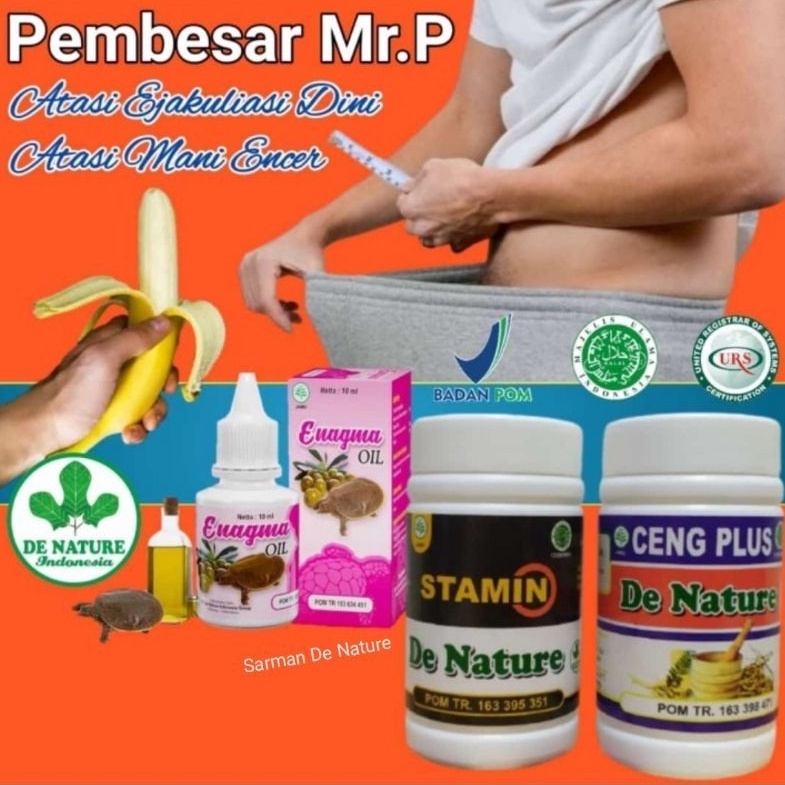 Obat Pembes4r Penies Pria Paling Cepat dan Permanen Herbal Ceng Plus Stamin Enagma De Nature