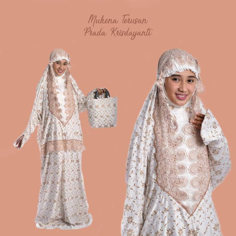 Mukena Sutra Paris Mukena Terusan Mukena Prada