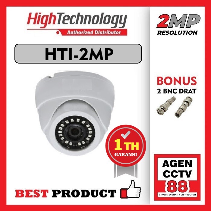 Kamera CCTV Indoor 2MP High Technology Full HD 1080p Bonus 2 BNC Drat