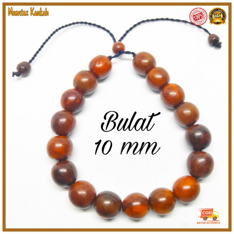 Gelang kaukah bulat 10 mm / gelang kaokah / gelang koka / gelang kokka / gelang kaoka / gelang kauka