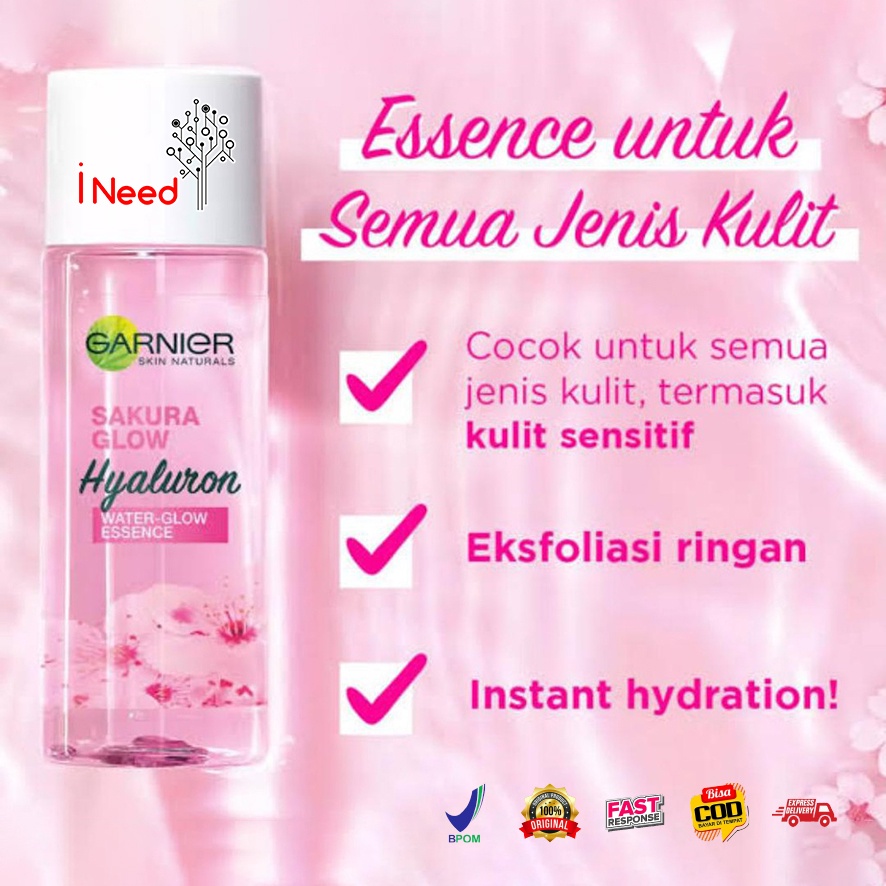 (INEED) GARNIER Sakura Glow Hyaluron Water-Glow Essence 30ml