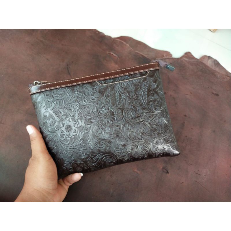 Clutch bag, Handbag Classic Kulit Sapi Asli