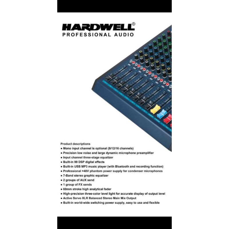 bisa COD mixer audio hardwell NX8. original  mixer profesional