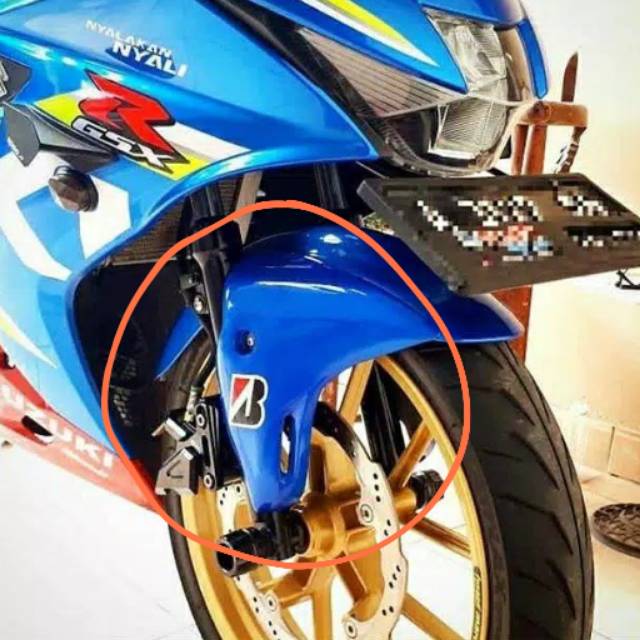 kupingan spakbor GSX cover spakbor depan  GSX