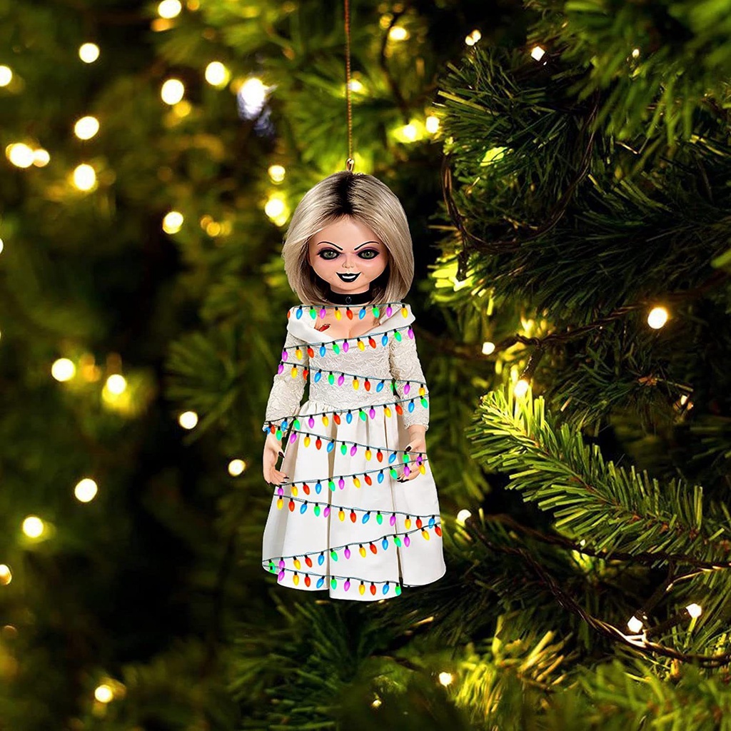 Halloween Christmas Horror Pendant MichaelMyers Jason Doll Xmas Tree Party Hanging Decoration