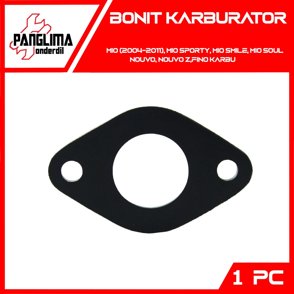 Bonit Karburator Mio Lama-Soul-Sporty-Smile &amp; Fino &amp; Nouvo Ebonit-Fiber Karbu-Insulator