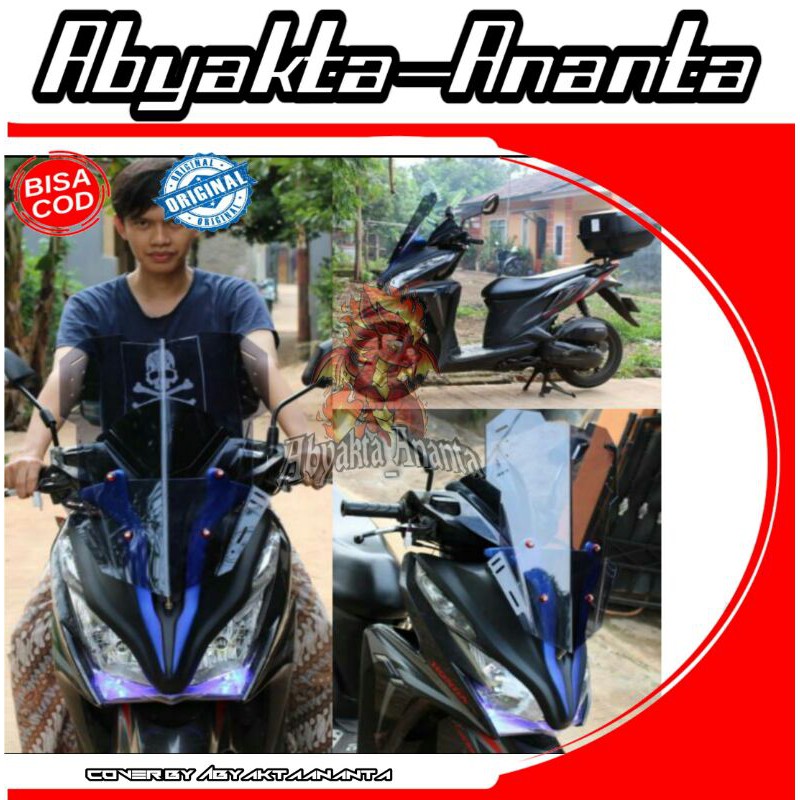 Kedok vario 125 fi TAMPA VISOR .HANYA KEDOK