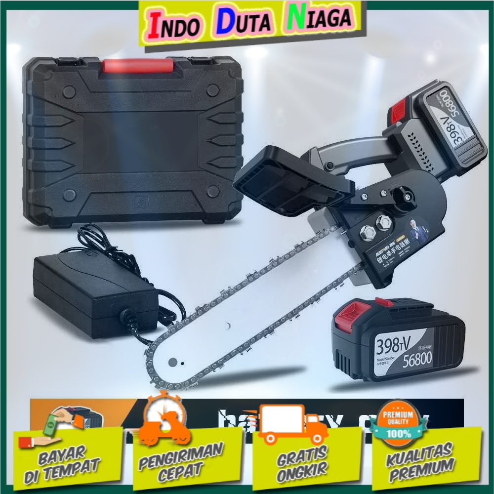 NANWEI Gergaji Mesin Cordless Chainsaw - 398tV