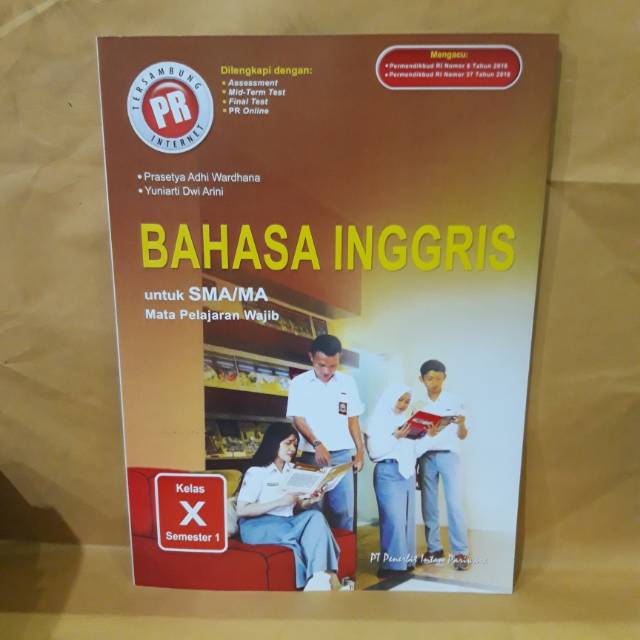 BUKU PR BAHASA INGGRIS SMA MA KELAS X 10 SEMESTER 1