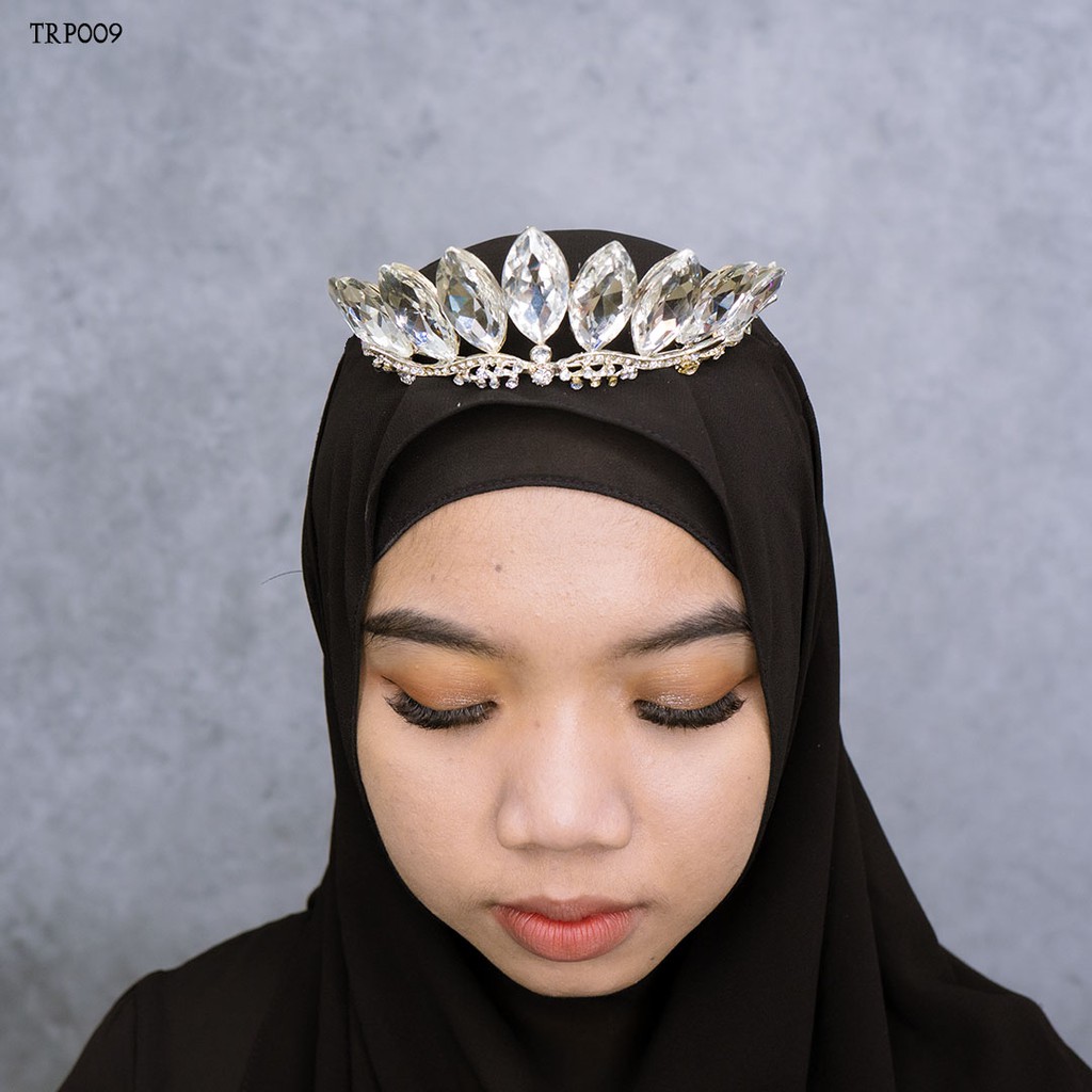 [SIAP KIRIM] CROWN EXCLUSIVE MAHKOTA BRIDAL SHOWER ASESORIS HIJAB MODERN TRP009