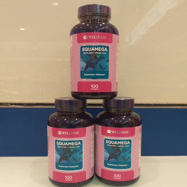 Wellness SQUAMEGA (Squalene + Omega 3, 6, 9) @100sofgel