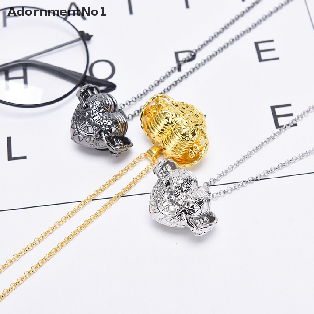 (AdornmentNo1) Kalung Rantai Dengan Liontin Locket Foto 4 Slot Bentuk Sayap Malaikat